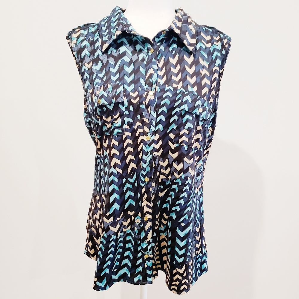 BCBG Maxazria Sleeveless Blouse